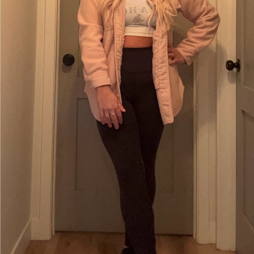 Anthropologie x Joie Soft Pink Fleece Jacket